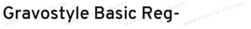 Gravostyle Basic Reg字体转换